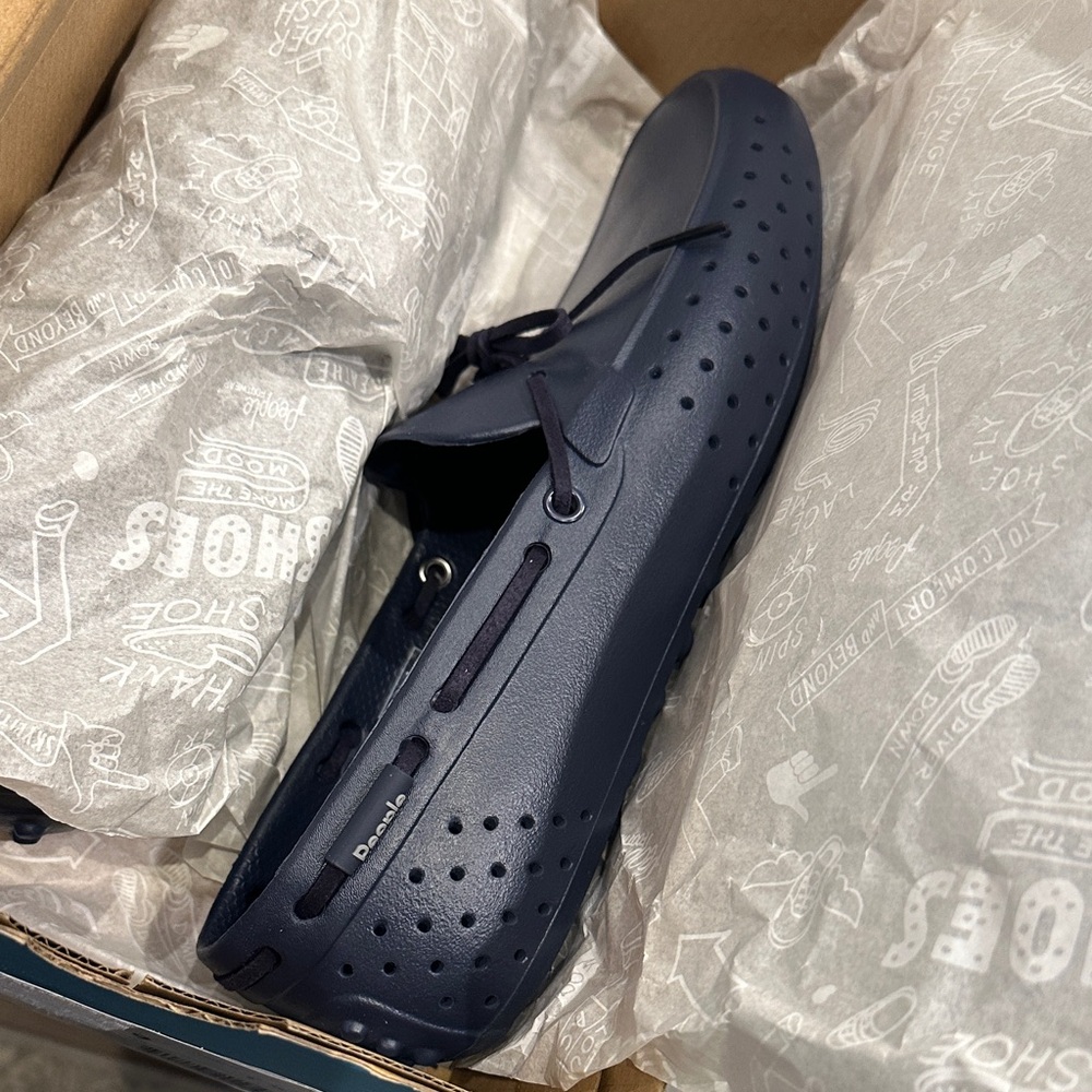 Navy Men's Boat Shoes by Swims